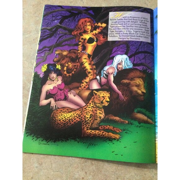 Marvel Swimsuit Special Issue #1 Take A Wakanda Wild Side August 1992 Silvestri - Picture 6 of 6